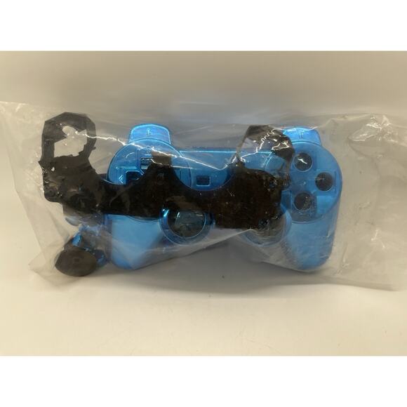 Blue Full Housing Shell Cover & Buttons Kit Replacement For PS3 - Picture 2 of 5